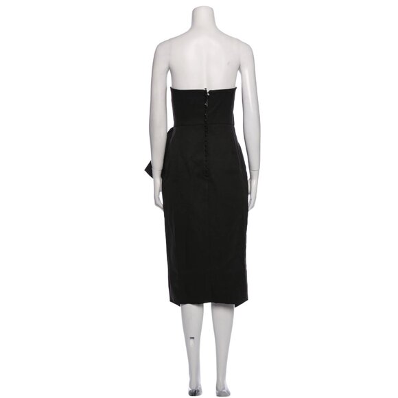 Elliatt Reception Cascade Ruffle Strapless Midi Length Dress | Size XS - Picture 7 of 14